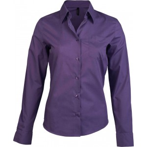 JESSICA - LADIES' LONG-SLEEVED SHIRT, Purple (shirt)