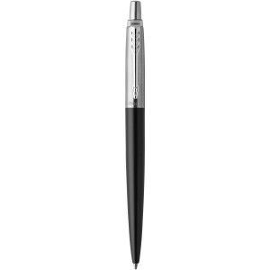 Jotter Bond Street ballpoint pen, solid black,Silver (Metallic pen)