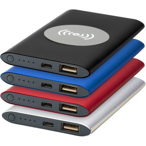 Juice 4000mAh wireless powerbank, Silver (Powerbanks)