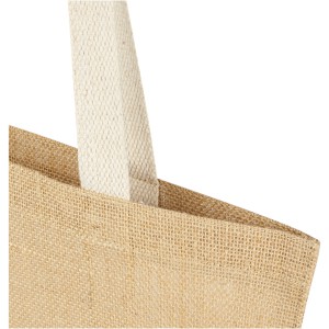 Juta 300 g/m2 jute tote bag 7L, Natural, White (Shopping bags)