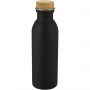 Kalix 650 ml stainless steel sport bottle, Solid black