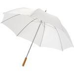 Karl 30" golf umbrella with wooden handle, White (19547870)