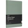 Karst(r) A5 stone paper hardcover notebook - lined, Heather green