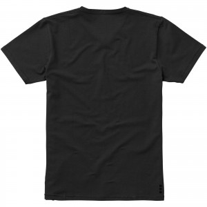 Kawartha short sleeve men's organic t-shirt, solid black (T-shirt, 90-100% cotton)