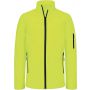 LADIES' SOFTSHELL JACKET, Fluorescent Yellow
