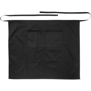 Lega short apron with 3 pockets, solid black (Apron)