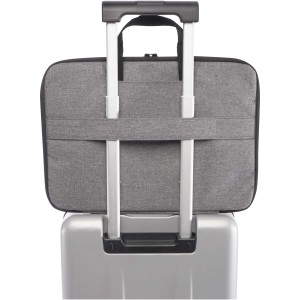 Libra 2-in-1 GRS recycled laptop case 3L, Heather grey (Laptop & Conference bags)