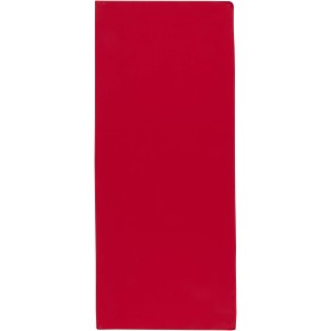Lucas RPET sport towel 30x80 cm, Red (Towels)