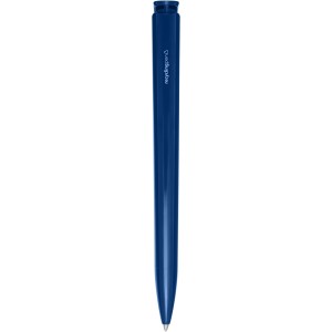 Lucia recycled plastic ballpoint pen, Blue (Plastic pen)