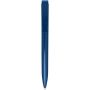 Lucia recycled plastic ballpoint pen, Blue