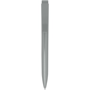 Lucia recycled plastic ballpoint pen, Grey (Plastic pen)