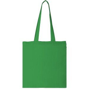Madras 140 g/m2 cotton tote bag, Bright green (cotton bag)