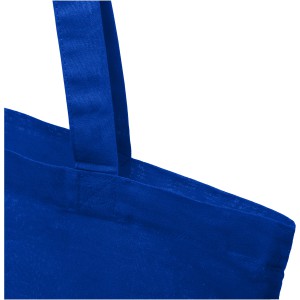 Madras 140 g/m2 GRS recycled cotton tote bag 7L, Royal blue (cotton bag)