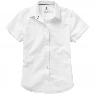 Manitoba short sleeve ladies shirt, White (shirt)