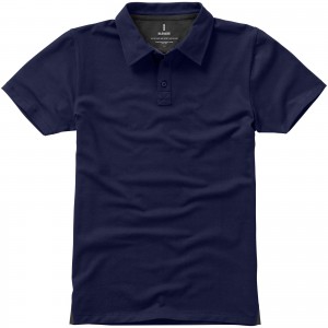 Markham short sleeve men's stretch polo, Navy (Polo shirt, 90-100% cotton)