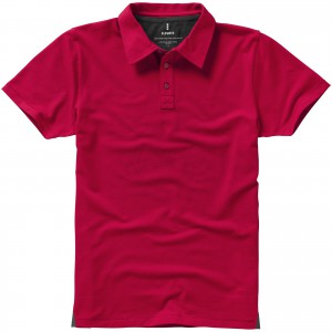 Markham short sleeve men's stretch polo, Red (Polo shirt, 90-100% cotton)