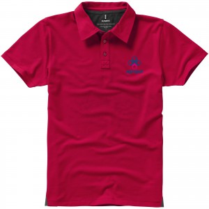 Markham short sleeve men's stretch polo, Red (Polo shirt, 90-100% cotton)
