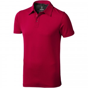 Markham short sleeve men's stretch polo, Red (Polo shirt, 90-100% cotton)