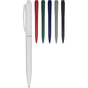 Martha recycled plastic ballpoint pen, Grey (Plastic pen)