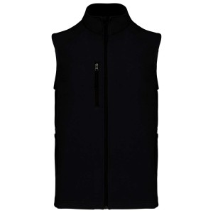 MEN'S SOFTSHELL BODYWARMER, Black (Vests)