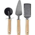 Metal and wooden kitchen tool set Sylvan, brown (1206871-11)