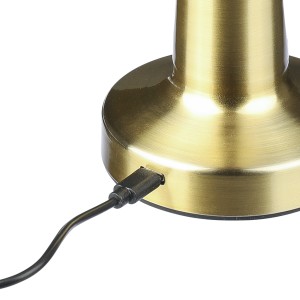 Metal tablelight Fiorella, gold (Lamps)