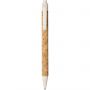 Midar cork and wheat straw ballpoint pen, Cream