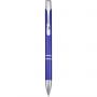 Moneta aluminium click ballpoint pen, Royal blue