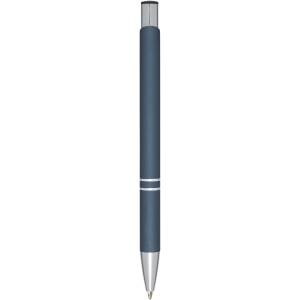 Moneta soft touch ballpoint pen, Hale Blue (Metallic pen)