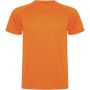 Montecarlo short sleeve men's sports t-shirt, Fluor Orange