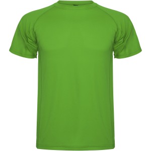 Montecarlo short sleeve men's sports t-shirt, Green Fern (T-shirt, mixed fiber, synthetic)