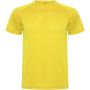 Montecarlo short sleeve men's sports t-shirt, Yellow