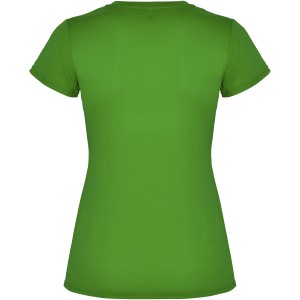 Montecarlo short sleeve women's sports t-shirt, Green Fern (T-shirt, mixed fiber, synthetic)