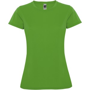 Montecarlo short sleeve women's sports t-shirt, Green Fern (T-shirt, mixed fiber, synthetic)