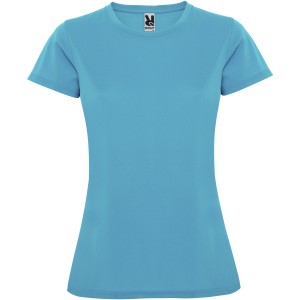 Montecarlo short sleeve women's sports t-shirt, Turquois (T-shirt, mixed fiber, synthetic)