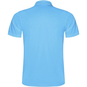 Monzha short sleeve kids sports polo, Turquois (Polo short, mixed fiber, synthetic)