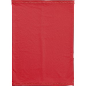 Multifunctional polyester scarf and mask Noémie, red (Mask)