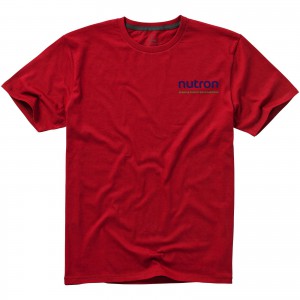 Nanaimo short sleeve men's t-shirt, Red (T-shirt, 90-100% cotton)