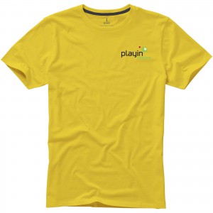 Nanaimo short sleeve men's t-shirt, Yellow (T-shirt, 90-100% cotton)