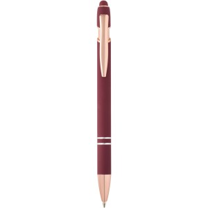 Nanna ballpoint pen with rose gold finish (blue ink), Burgun (Metallic pen)