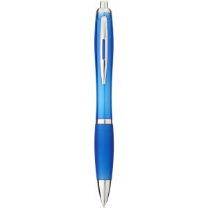 Nash ballpoint pen with coloured barrel and grip, aqua blue (Plastic pen)