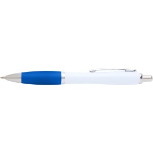 Nash recycled plastic ballpoint pen (blue ink), Aqua (Plastic pen)