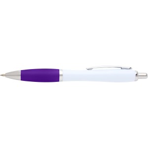 Nash recycled plastic ballpoint pen (blue ink), Purple (Plastic pen)