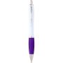 Nash recycled plastic ballpoint pen (blue ink), Purple