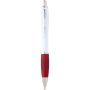 Nash recycled plastic ballpoint pen (blue ink), Red