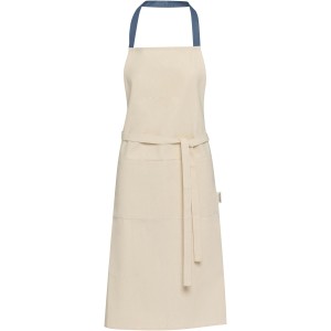 Nia 200 g/m2 recycled cotton apron, Ice blue (Apron)