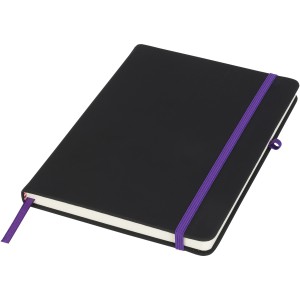 Noir medium notebook, solid black,Purple (Notebooks)