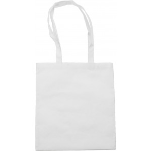 Nonwoven (80 gr/m2) shopping bag Talisa, white (Shopping bags)