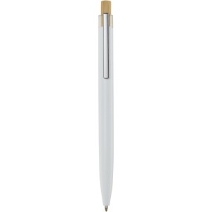 Nooshin recycled aluminium ballpoint pen, White (Metallic pen)