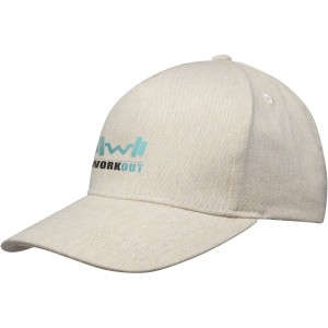 Onyx 5 panel Aware recycled cap, Oatmeal (Hats)